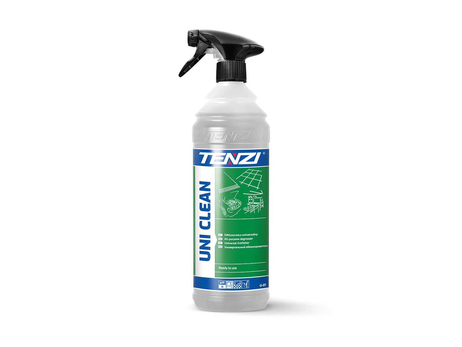 UNI CLEAN Tenzi 1L odtłuszczacz, odplamiacz